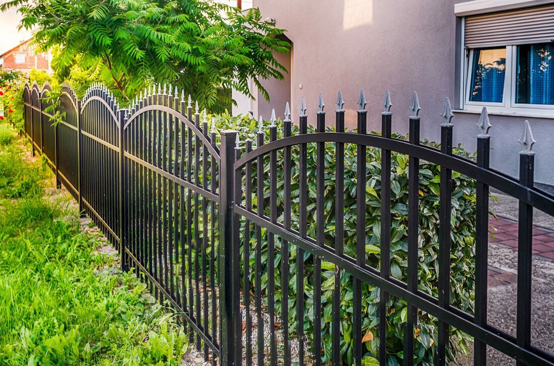 An image of a decorative aluminum Metal Fence in Jeffersonville, IN