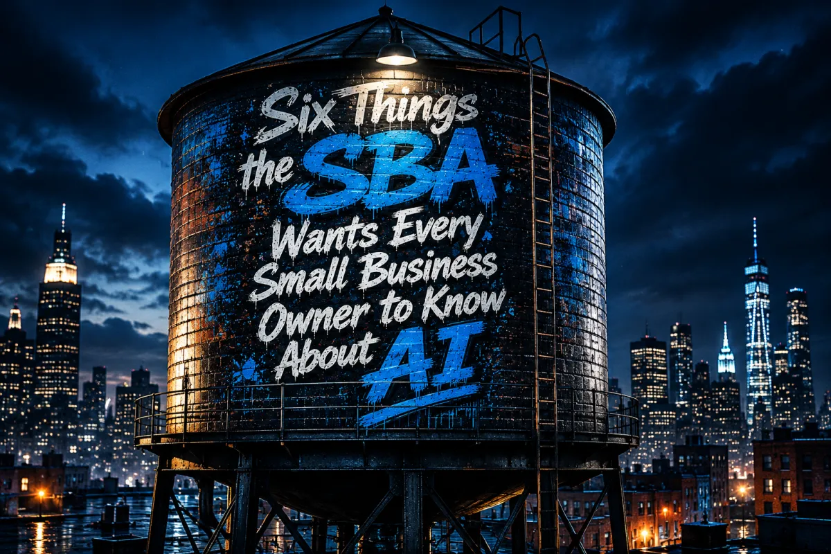 Six Things the SBA Wants Every Small Business Owner to Know About AI