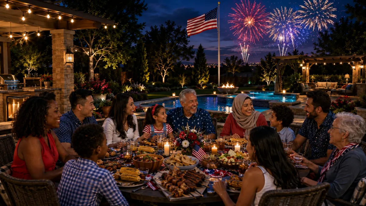 Woman staring at computer screen in deep thought.