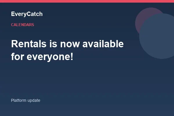 Rentals is now available for everyone!