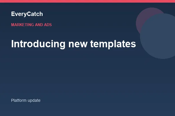 Introducing new templates