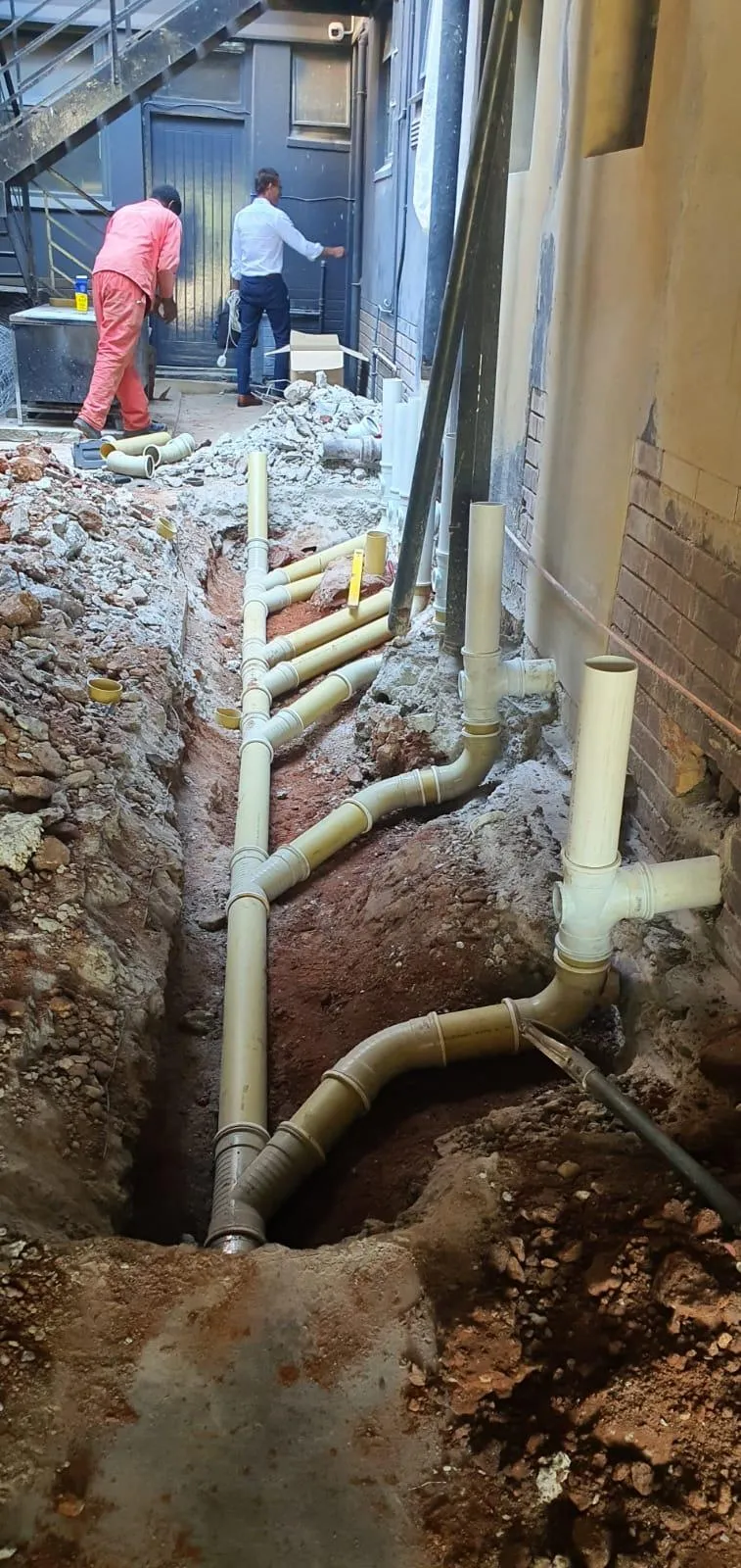 Jamela Project plumbing.