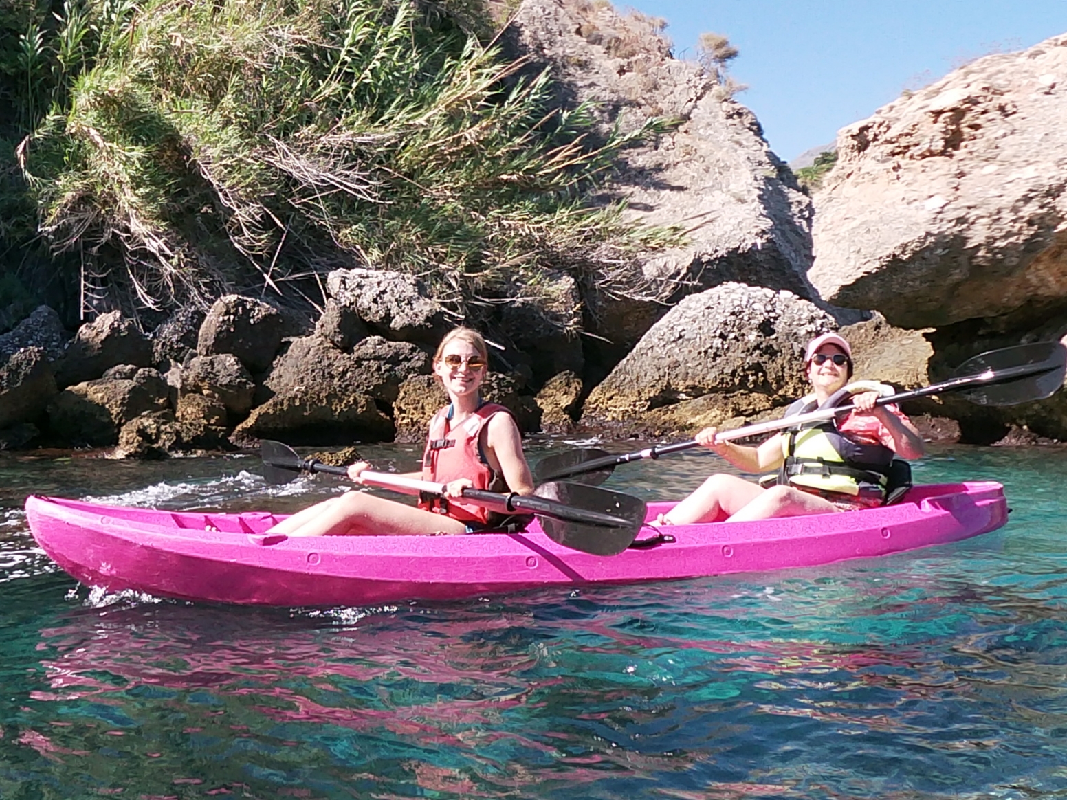 Kayaking Playa Maro Nerja Andalusia