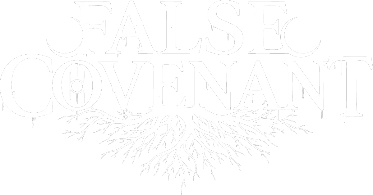 False Covenant Band Stylized Logo with Tree Branches