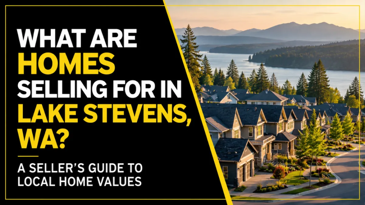 What Are Homes Selling for in Lake Stevens, WA? A Seller’s Guide to Local Home Values