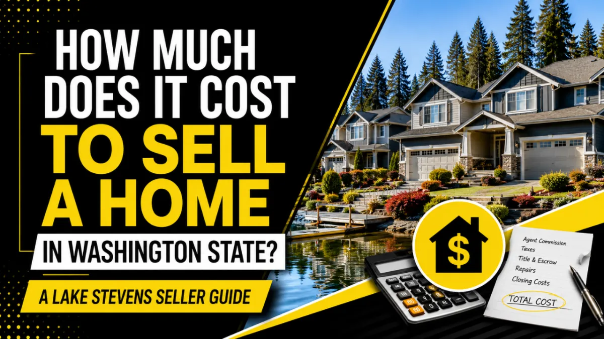 How Much Does It Cost to Sell a Home in Washington State? A Lake Stevens Seller Guide