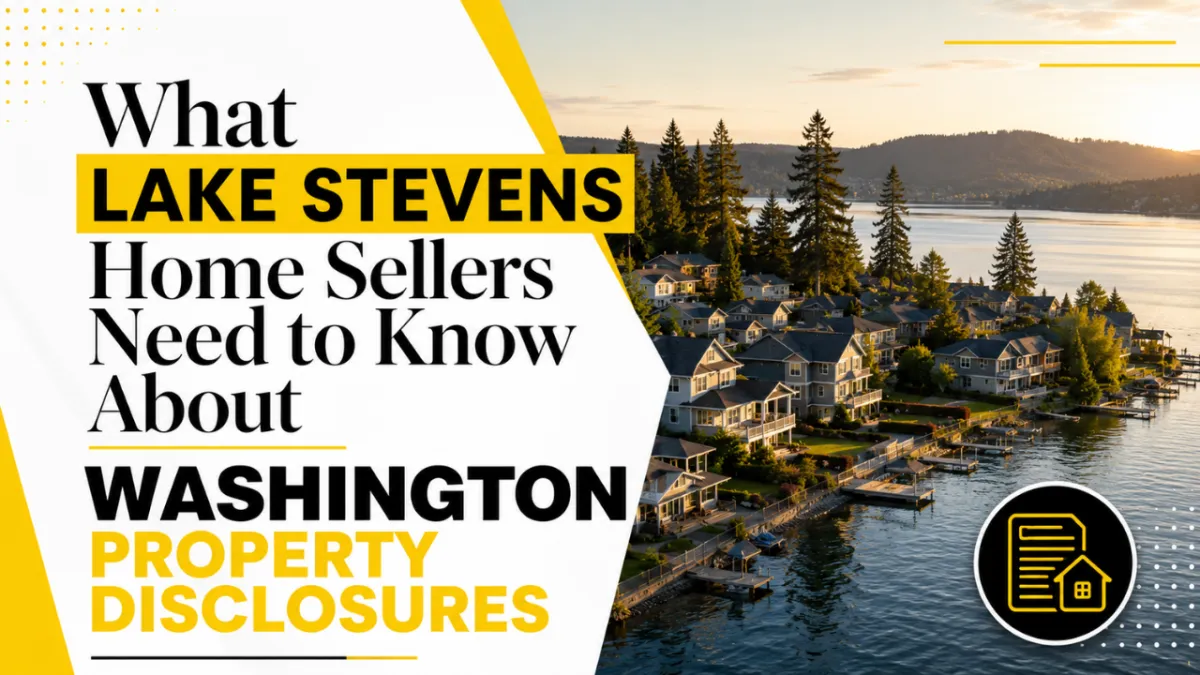 What Lake Stevens Home Sellers Need to Know About Washington Property Disclosures