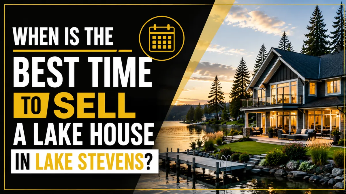 When Is the Best Time to Sell a Lake House in Lake Stevens?