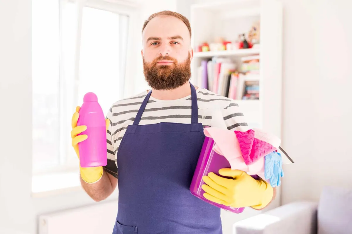 cleaning service team