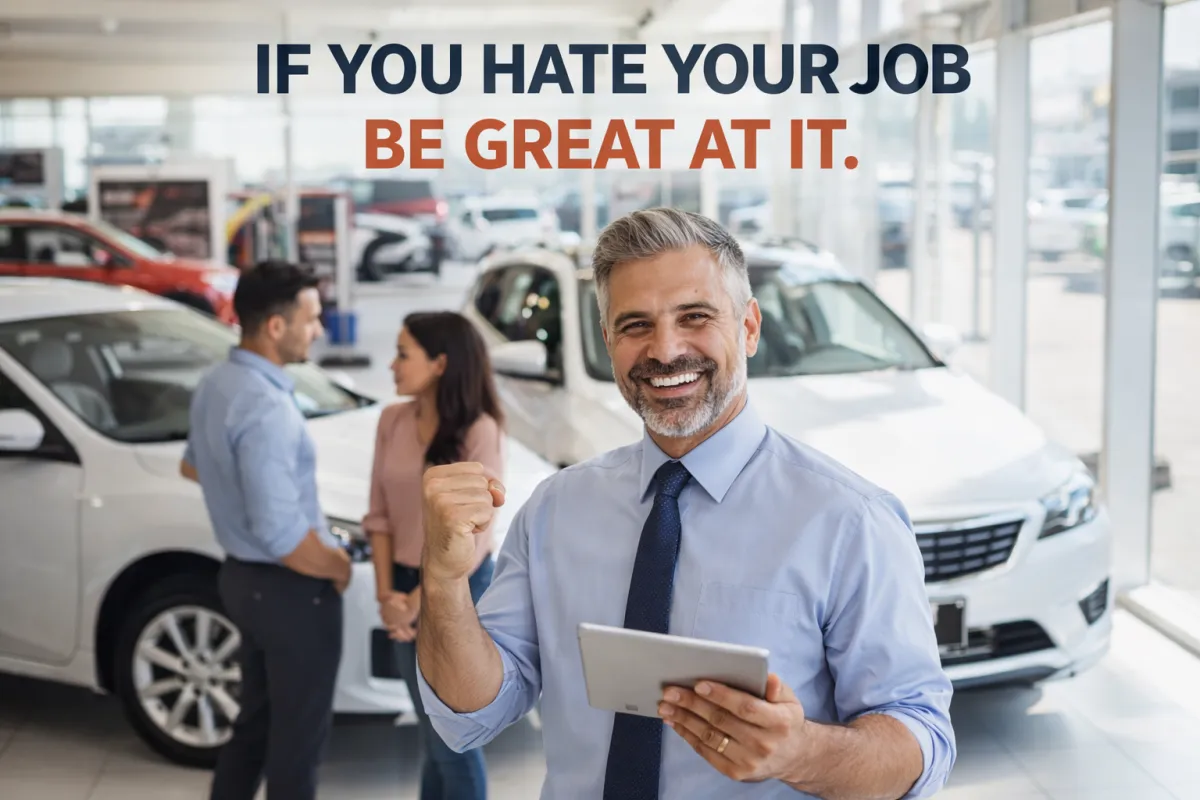 If You Hate Your Job, Be Great at It