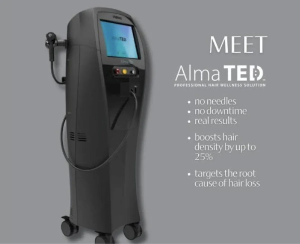 Alma TED hair restoration treatment in Edmonton