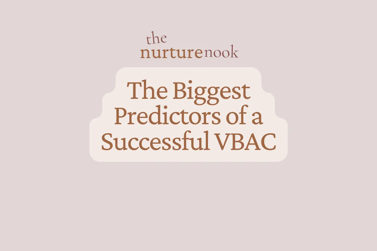 The Biggest Predictors of a Successful VBAC