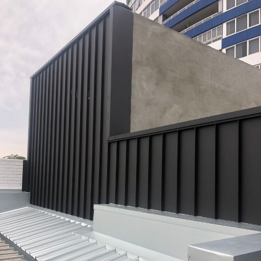 Commercial metal roofing project completed in Brisbane