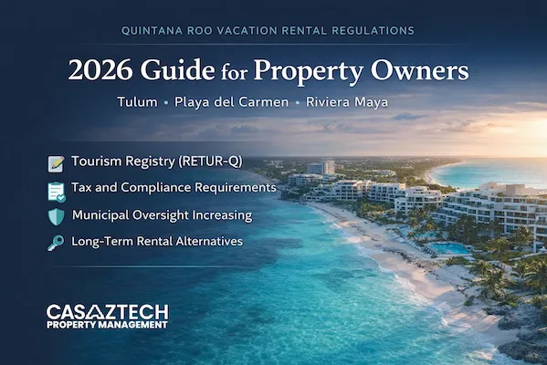 Quintana Roo's New Vacation Rental Regulations (2026 Update): What Property Owners Need to Know