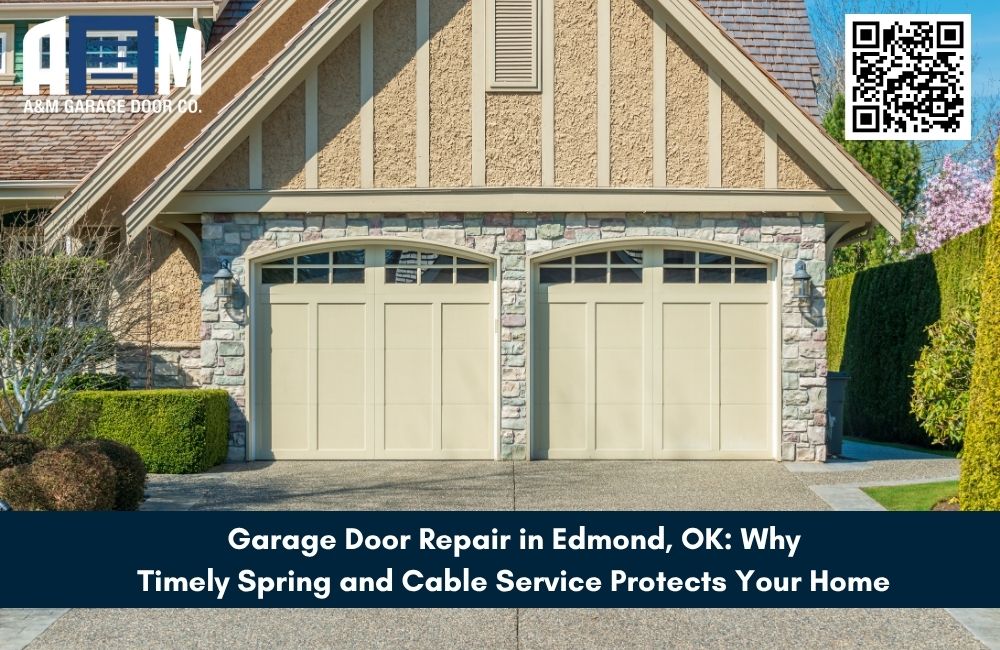 Garage Door Repair in Edmond, OK: Why Timely Spring and Cable Service Protects Your Home