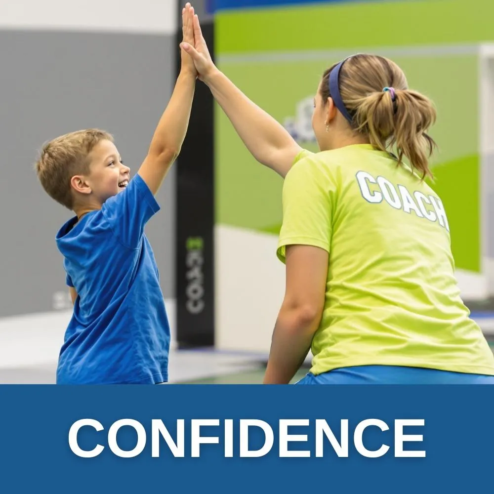 Your child's confidence will grow here in our parkour classes!