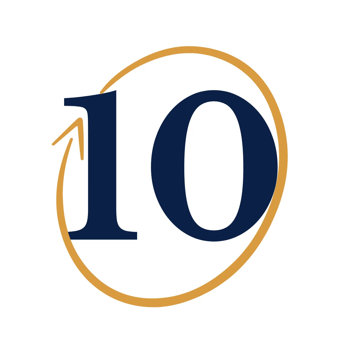 A symbol representing over ten years of experience with residential and commercial remodeling and renovation