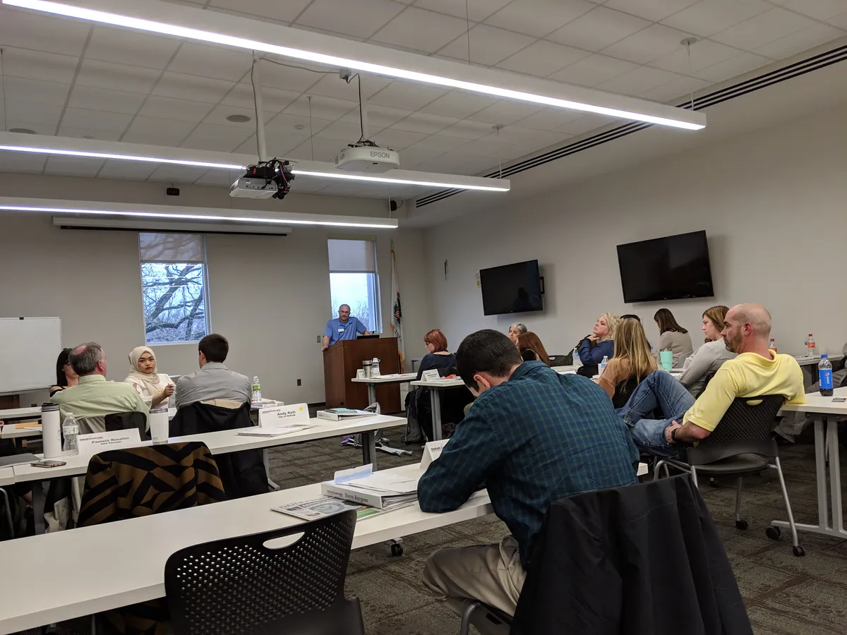 Leadership and staff alignment workshop led by Justin Letheby