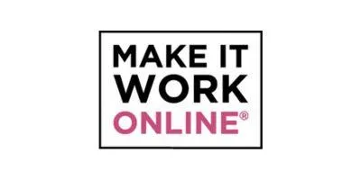 Make It Work Online logo, showing Kim’s support for streamlined online business solutions.