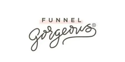 Funnel Gorgeous logo, representing Kim’s knowledge in effective funnel design and lead generation.