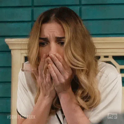 GIF of Moira Rose from Schitt's Creek saying 'Seems to have been a change of plans' on Allura Connections' 404 page.