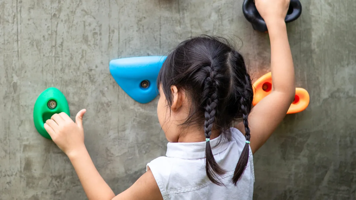 Child Wall Climbing