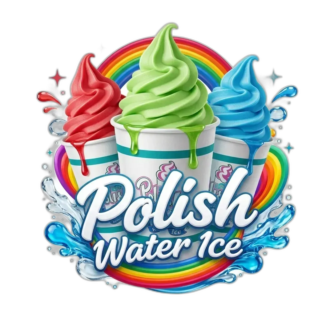 Rainbow Polish water ice in Lehigh Valley