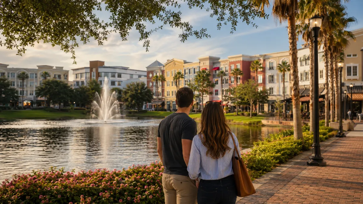 Avalon Park Orlando homes and walkable Town Center lifestyle