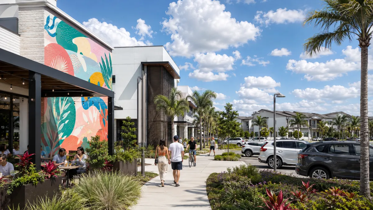 Lake Nona West retail development near Laureate Park and Medical City Orlando