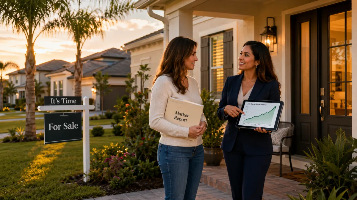 Lake Nona homeowner considering whether it is time to sell and move to their next home