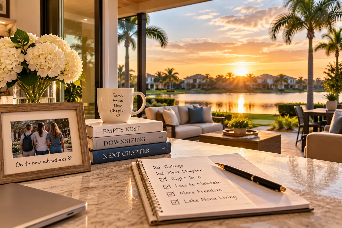 When Your Kids Leave for College: An Empty Nester's Guide to Selling Your Lake Nona Home