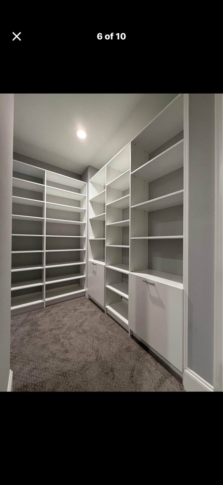 Custom shelving