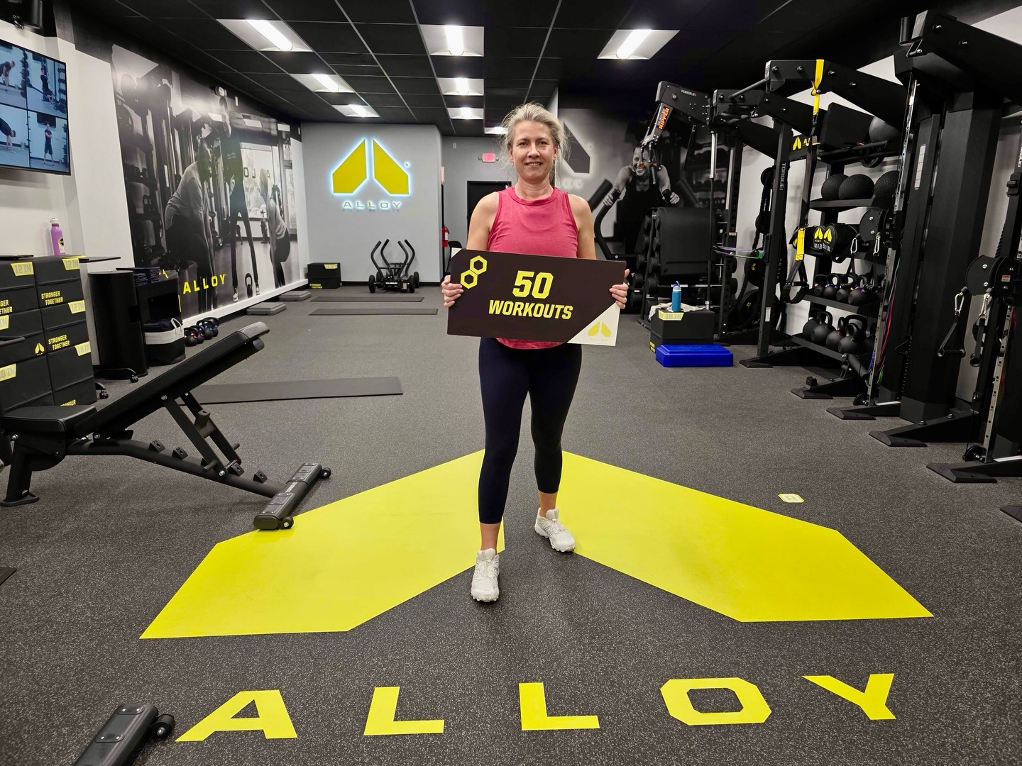 Alloy Personal Training Concord Member after 50 Workouts in a Small Group Personal Training focused on Strength and Mobility Exercises