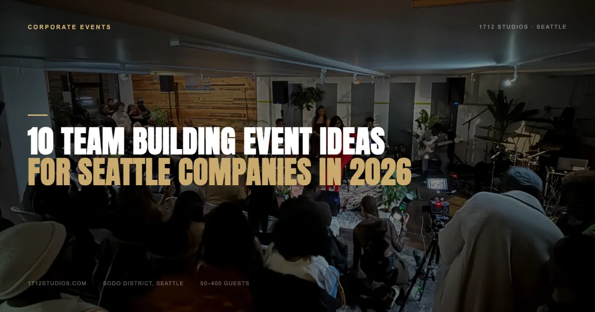 10 Team Building Event Ideas for Seattle Companies in 2026
