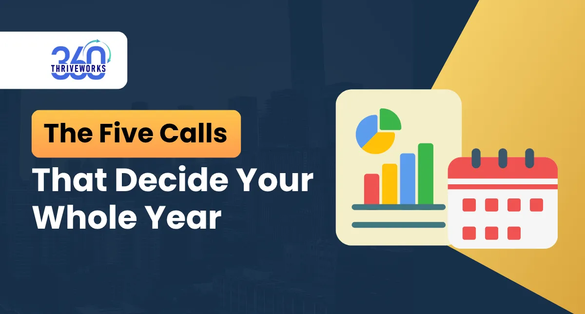 The Five Calls That Decide Your Whole Year