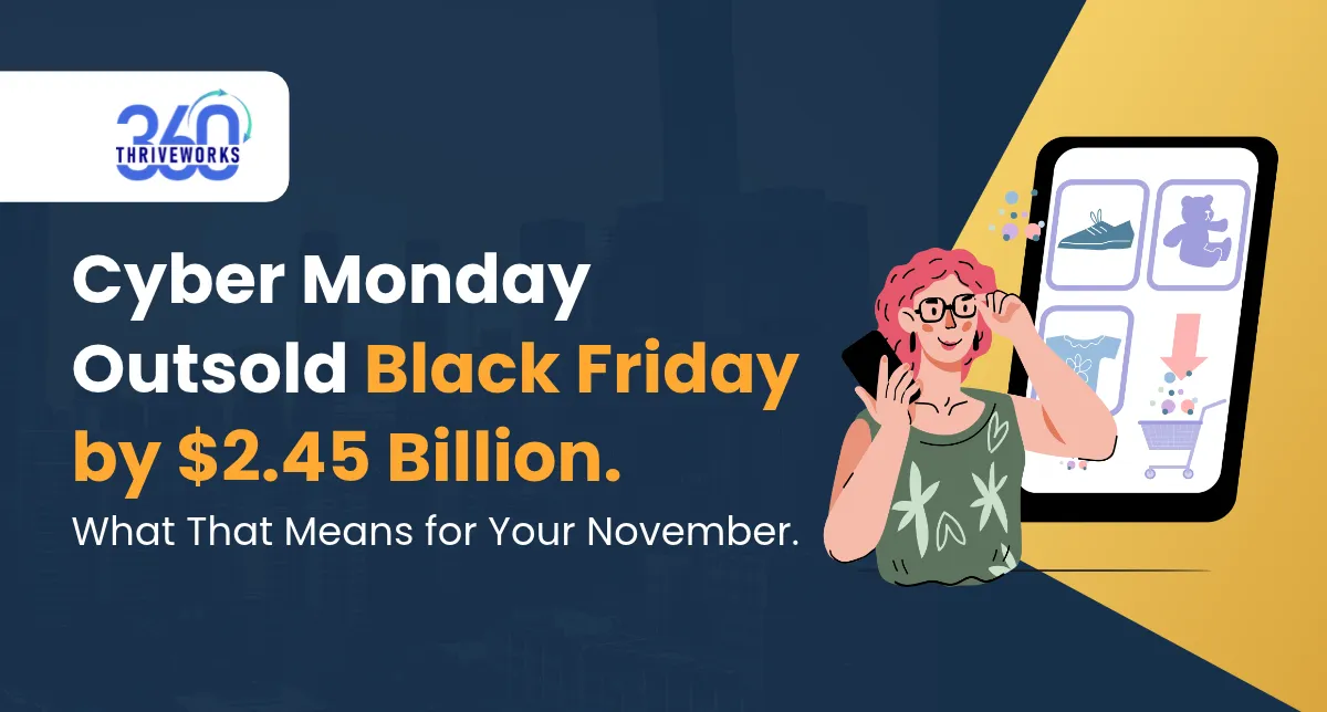 Cyber Monday Outsold Black Friday by $2.45 Billion. What That Means for Your November.