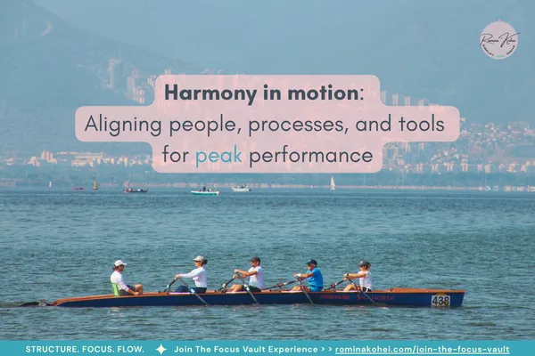 Harmony in motion: aligning people, processes, and tools for peak performance