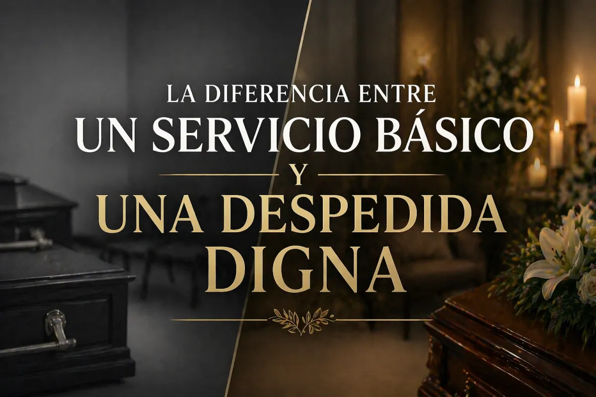 Servicio básico vs despedida digna: la diferencia real