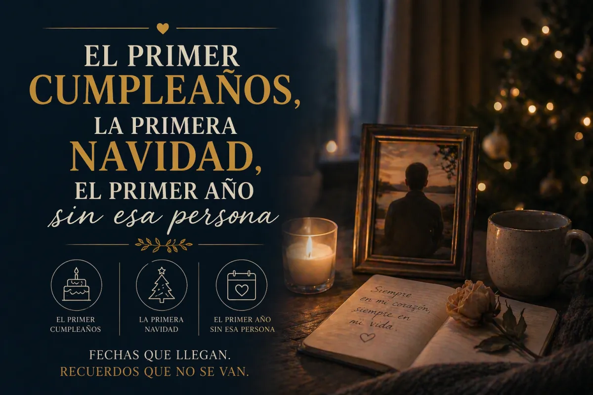 El primer cumpleaños, la primera Navidad, el primer año sin esa persona