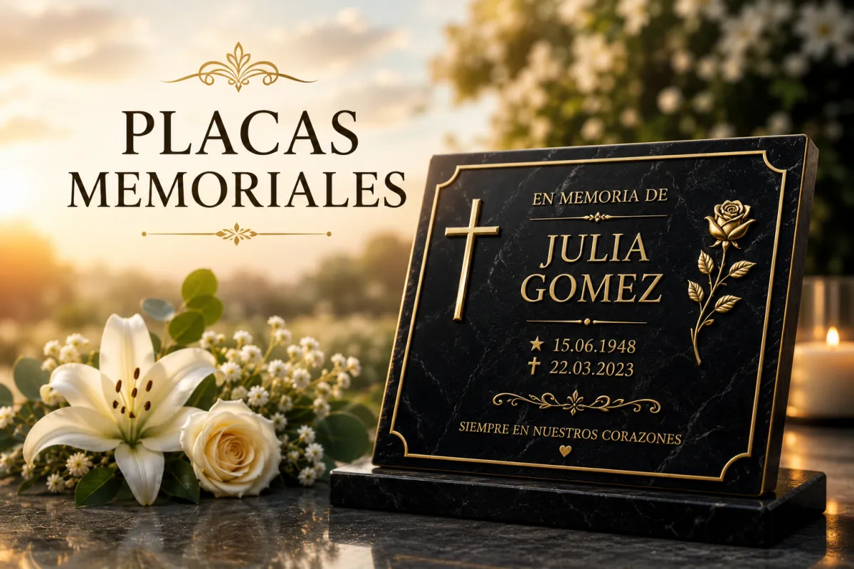 Placas Memoriales: Un Tributo Permanente para Honrar la Memoria