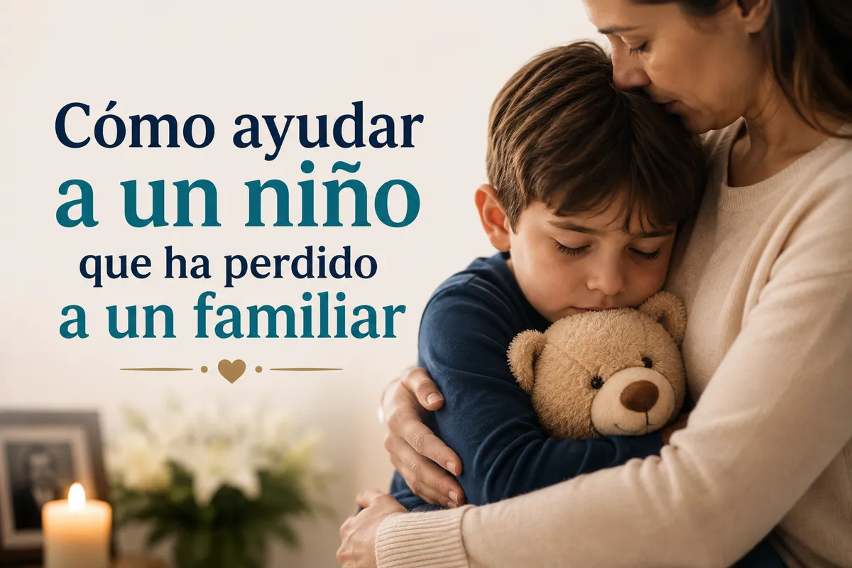 Cómo ayudar a un niño que ha perdido a un familiar