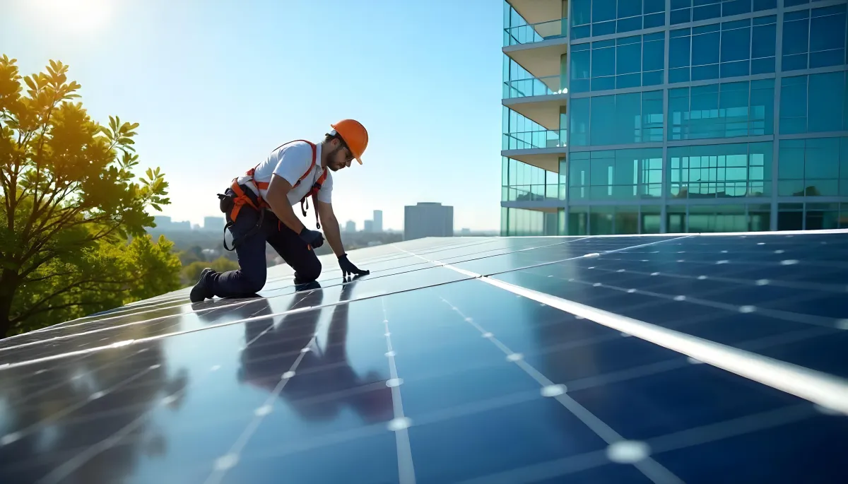 black and white solar panels