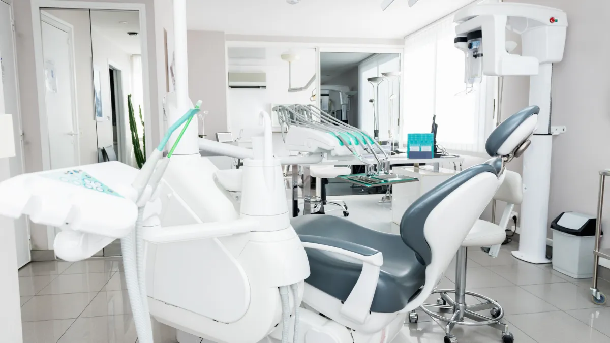 Dental chair and equipment for financing