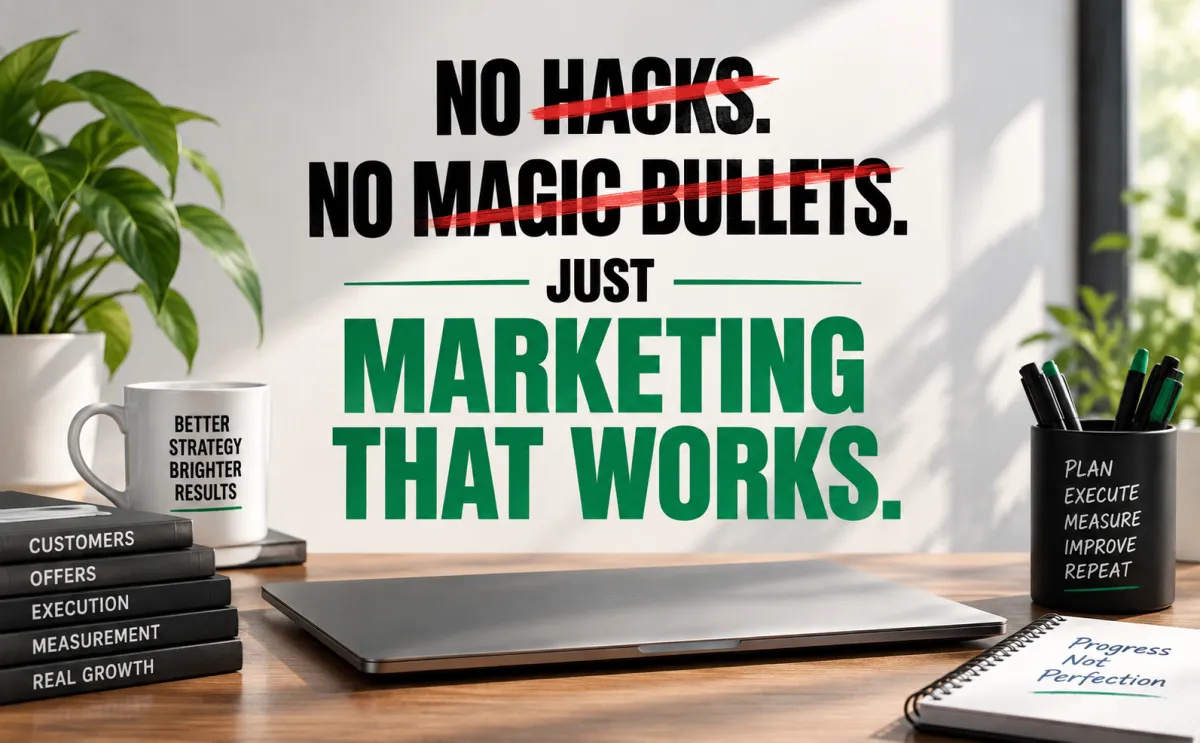 no hacks no magic bullets just marketing that works
