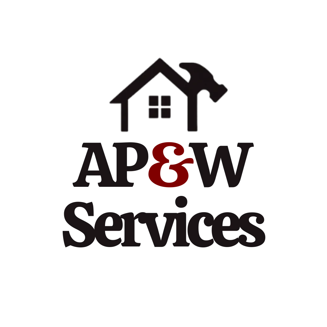 AP&W Home Repair and Maintenance Logo – Calgary-based experts in interior and exterior home repairs, trusted by homeowners for quality workmanship.