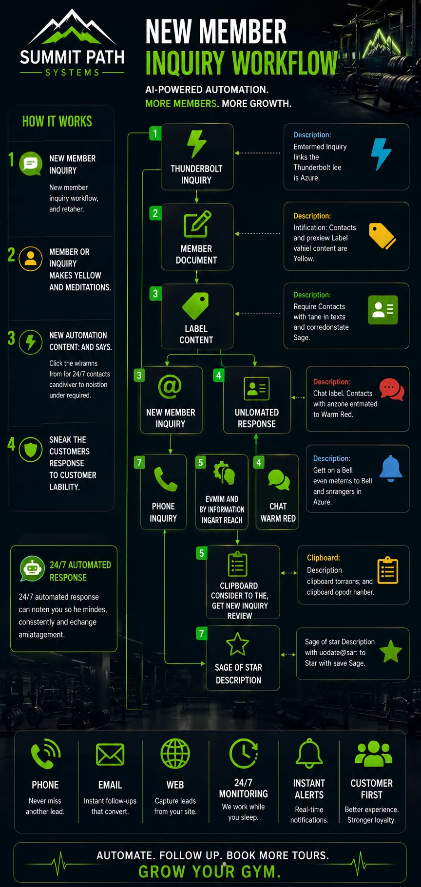 New Membership follow-up automation workflow for Summit Path Systems.