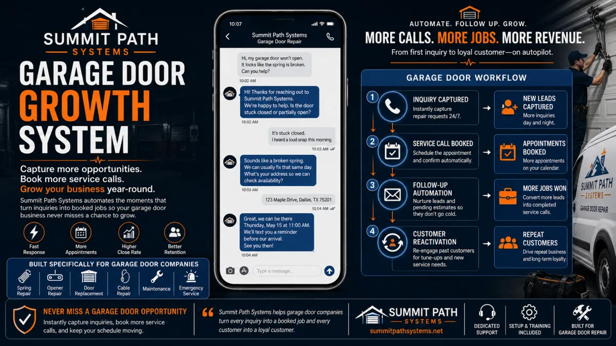 Garage Door Missed Emergency Calls Workflow
