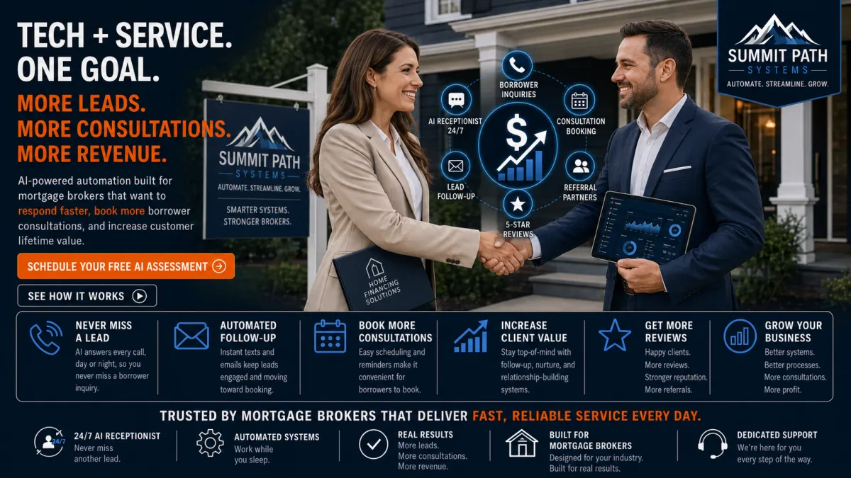 Mortgage Brokers Tech and Trade Together