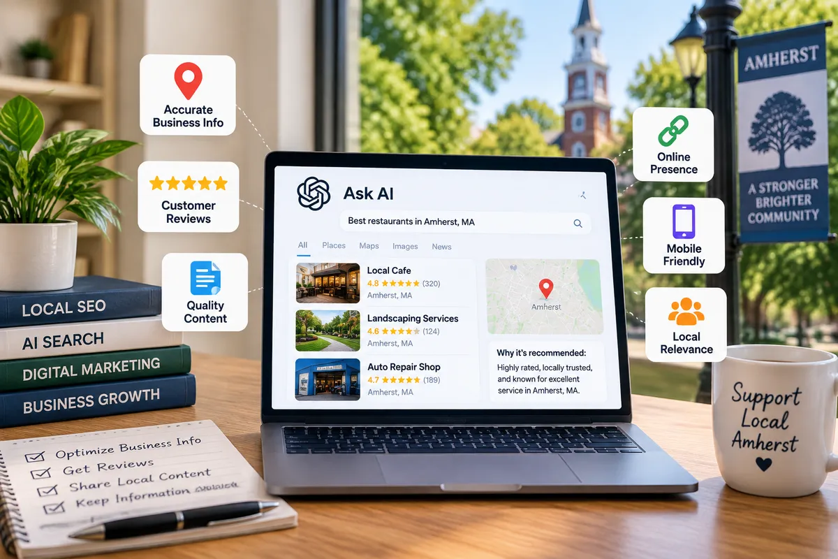 How Can Amherst Businesses Get Found in AI Search Results in 2026?