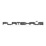 "Flamehaus logo — premium appliance and design partner featured in B&Y Reno Corp kitchen and living space remodels."